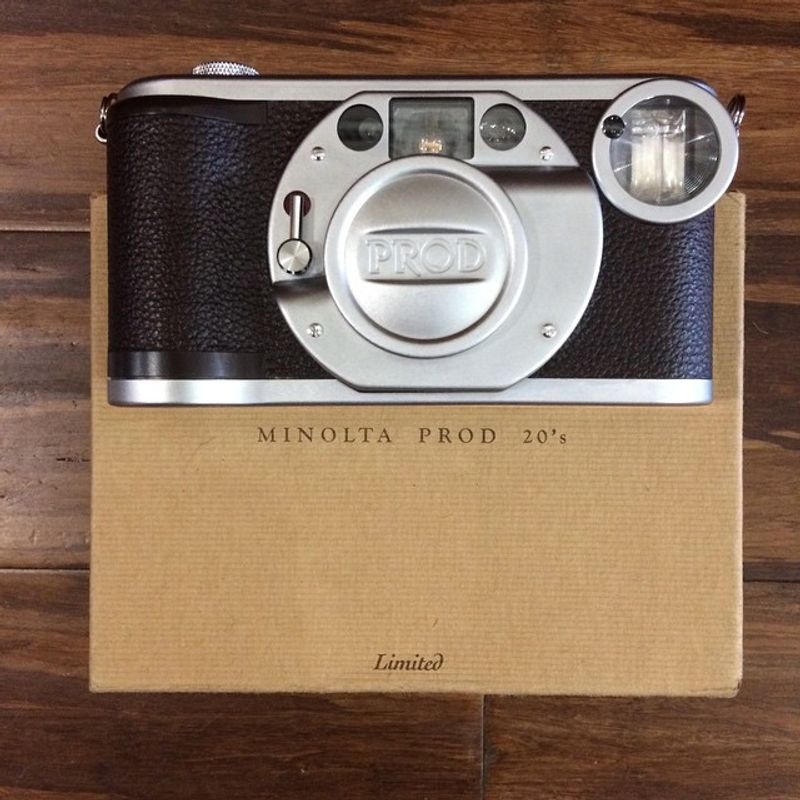 フィルムカメラ MINOLTA PROD-20S フィルムカメラ】レトロデザインが魅力のフルオートコンパクト